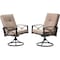 Chery Industrial 5 Pieces Outdoor Patio Furniture Set W/ Gas Fire Pit Table, Patio Conversation Sets Khaki AOTOFSC27BKKH - alternate 1